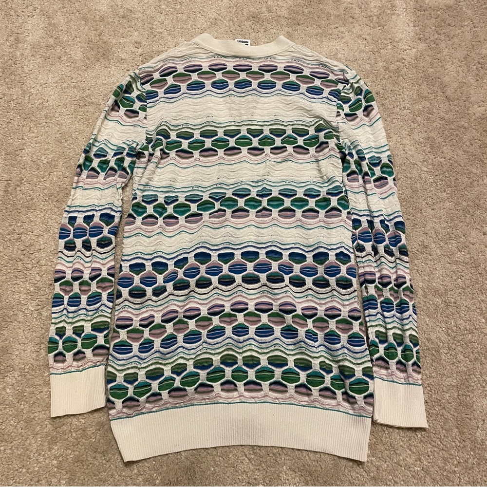 Missoni Multicolor Patterned Knitted Sweater Card… - image 5
